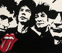 Image result for The Rolling Stones Logo Pop Art