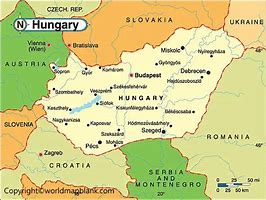 Image result for Hungary Capital On a Map