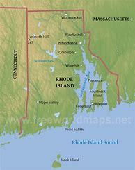 Image result for Rhode Island Geography Map