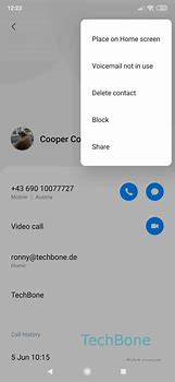 Image result for Simple Contact Home Screen