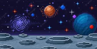 Image result for Outer Space Pixel Art