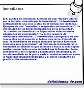 Image result for inmediatez