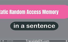 Image result for 5 Lines On Random Access Memory
