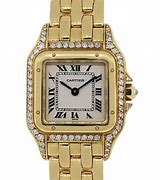 Image result for Cartier Gold Face Watch