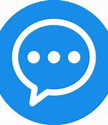 Image result for Blue Text Bubble App Logo