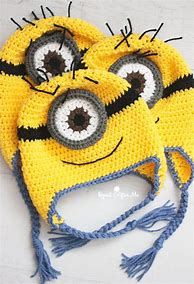 Image result for Crochet Minion Hat