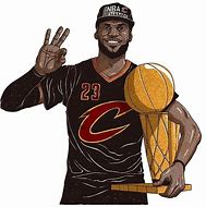 Image result for LeBron James NBA Art