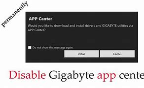 Image result for Gigabyte App Center Pop Up Virus