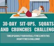 Image result for 30-Day Fitness Challenge Sit Up