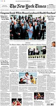 Image result for New York Times Newspaper
