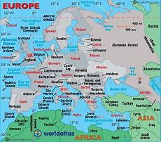 Image result for Printable Europe Continent