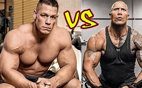Image result for John Cena vs Rock Transformation