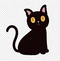 Image result for Gambar Kucing Kartun Hitam Putih