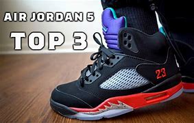Image result for Air Jordan Retro 5 On Feet
