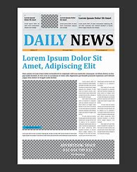 Image result for Newspaper Front Page Layout