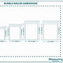 Image result for Bubble Envelope Size Chart