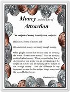 Image result for Law of Attraction Money Quotes