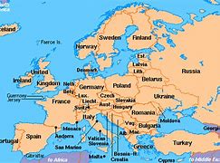 Image result for Western Europe Countries Map