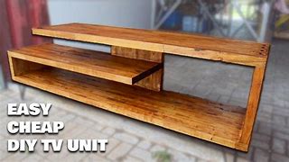 Image result for DIY Wood TV Stand