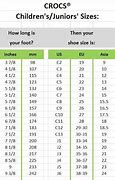 Image result for Adult Shoe Size Chart