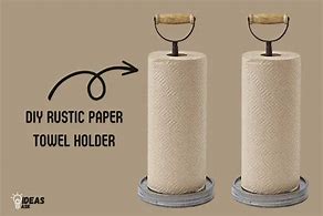 Image result for DIY Rustic Paper Towel Holder