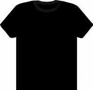 Image result for Blank Black T-Shirt