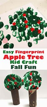 Image result for Fingerprint Apple Craft For