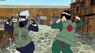 Image result for Guy and Kakashi Funny Moments