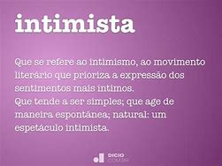 Image result for intimista