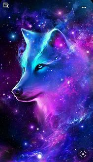 Image result for Wolf Galaxy Animal Drawings