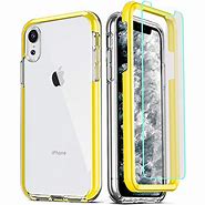 Image result for Yellow iPhone XR Coral Case On Yellow Phone