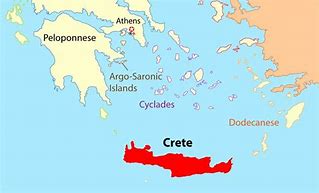 Image result for Map of Greek Islands in English