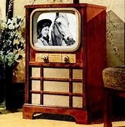 Image result for Black and White TV Set