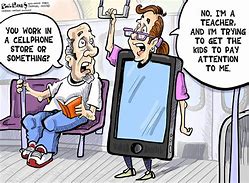 Image result for Mute Cell Phone Cartoon