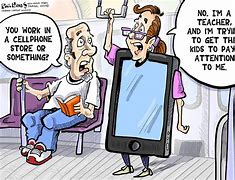 Image result for Forgot Cell Phone Cartoon