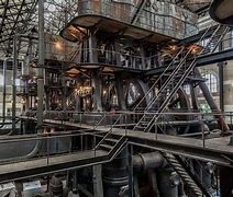 Image result for Steampunk Abandoned Factory