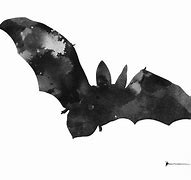 Image result for Bat Silhouette Painting