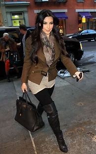 Image result for Kim Kardashian Winter Outfits