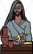 Image result for Jesus Breaking Bread Modern Art