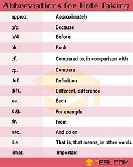 Image result for Common Note Taking Symbols