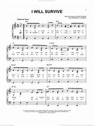 Image result for I Will Survive Violin Sheet Music
