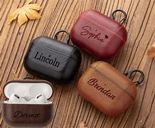 Image result for leather air pod cases monogrammed