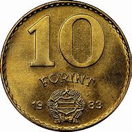 Image result for Magyar 10 Hungarian Forint