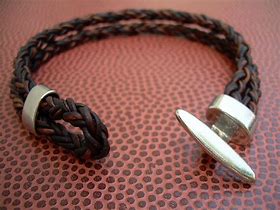 Image result for Toggle Clasps Leather