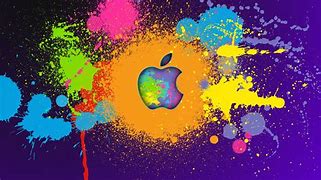 Image result for Apple Mac Logo Wallpaper for PC Colourful