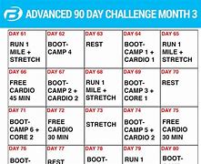 Image result for Free Printable 90 Day Workout