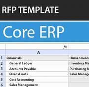 Image result for ERP RFI Template