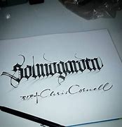 Image result for Chris Cornell Handwriting