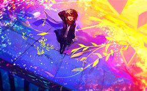 Image result for Anime Looking Up From Under