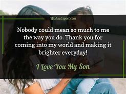 Image result for Love You My Son Quotes